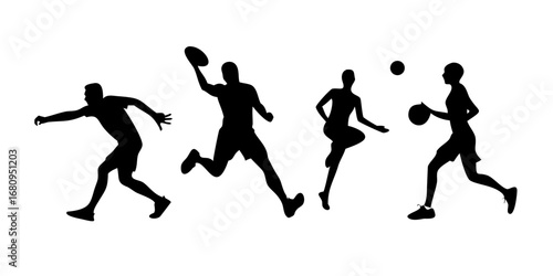Runner in motion athlete running