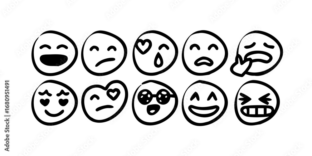 Fototapeta premium Smiling Face With Sunglasses emoji smiley