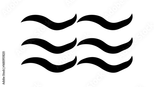Swirling Black Smoke Wisps abstract