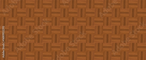 Decorative wooden parquet seamless texture background. Perfect for flooring, interior design, wallpapers, and digital artwork.