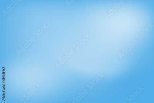 Blue sky gradient background. Light abstract blur and soft color gradation