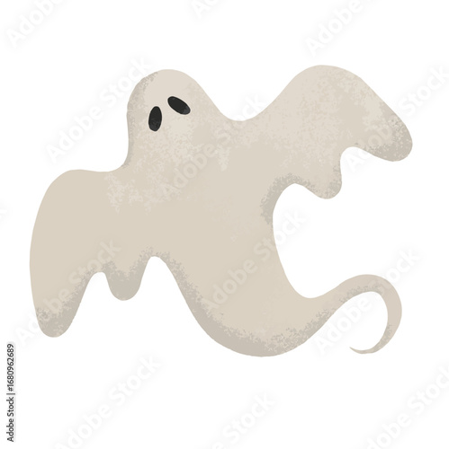 ハロウィンの白いお化け