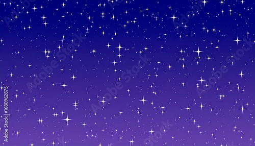 Starry night sky background