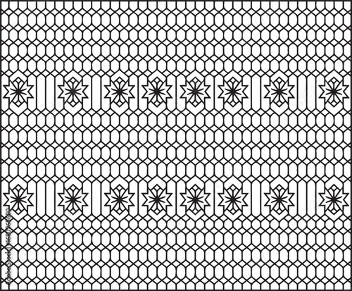Beautiful and classic knit sweater pattern for winter theme decorated vector line art illustration coloring page for kids and adults holiday enjoying