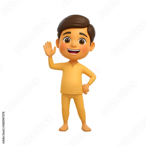 3d people vector sticker emoji emoticon indian