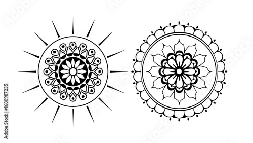 Elegant mandala designs bring spiritual and artistic beauty to any project