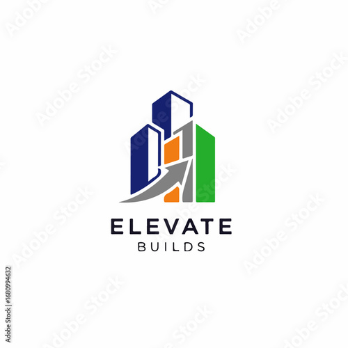 Stylish real estate logo concept representing home ownership, security, and trusted property services.