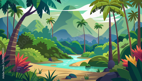 Vector art of abstract green gradient background with soft light and smooth texture for cosmetic or beauty product display, elegant and modern design concept