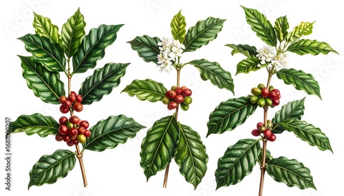 Coffee Plant Illustration