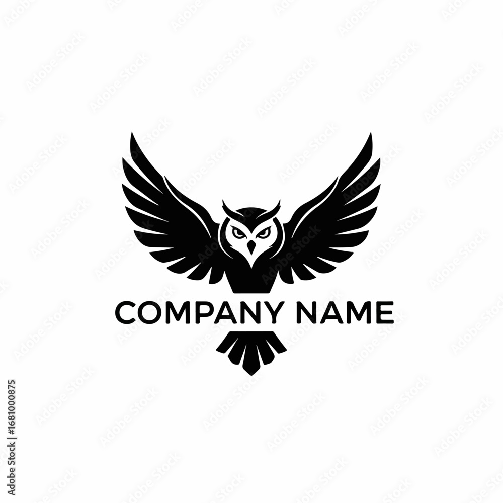 Obraz premium eagle with wings logo