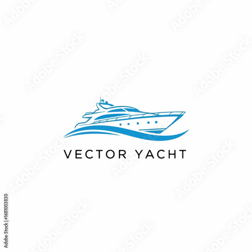 Creative Yacht Logo for Coastal Resorts and Exclusive Travel Branding Projects