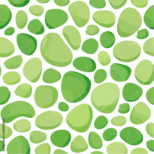 Seamless pattern of slime drops. Vector abstract illustration with green liquid blobs, splatters and paint stain on grey. Halloween background
2