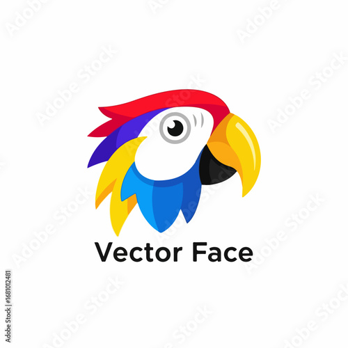 Colorful tropical parrot perched on a branch, symbolizing intelligence, beauty, and vibrant wildlife of rainforest ecosystems.