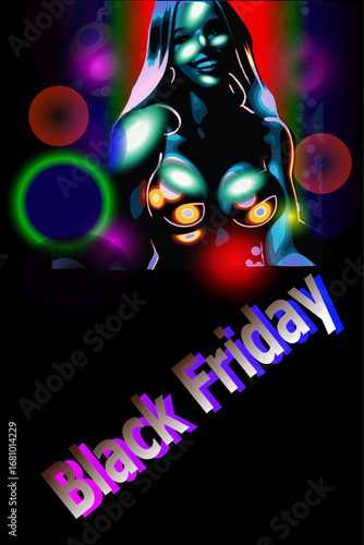 Black Friday Sale Banner with Discount Promotion