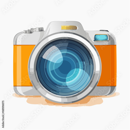 Kamera-Icon mit Linse
