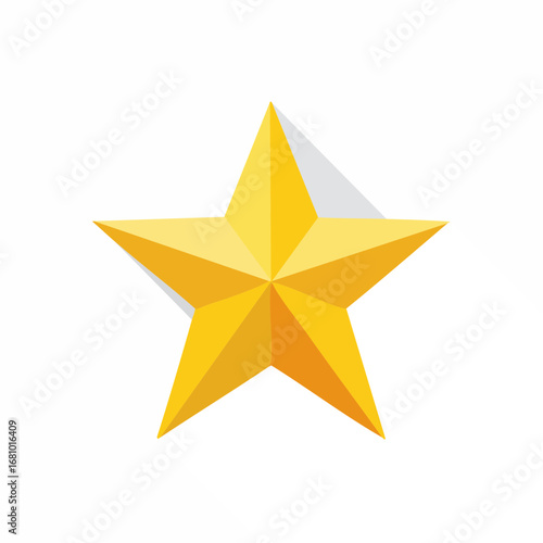 Stern im Flat-Design