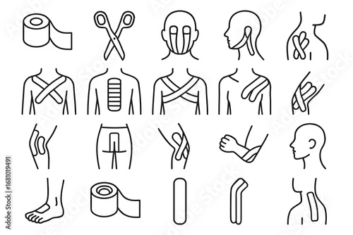 Guide to kinesiology tape application for joint and muscle support