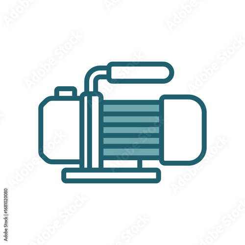vacuum pump icon vector design template simple and clean
