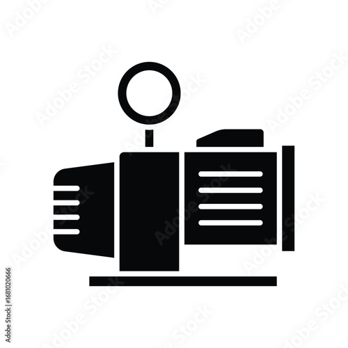 vacuum pump icon vector design template simple and clean