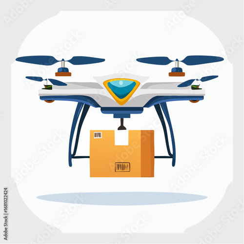 Drone Delivery Of Package