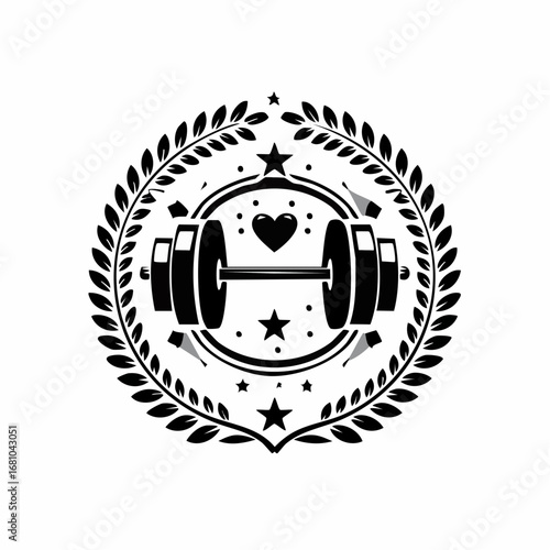 Gym Fitness Logo Design vector. Fitness and weightlifting logo vector illustration symbol design.