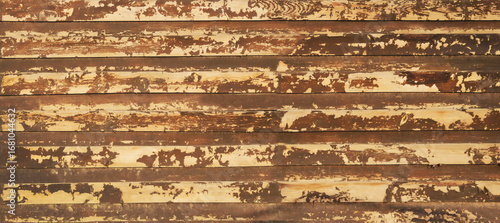 Wooden brown peeled off background