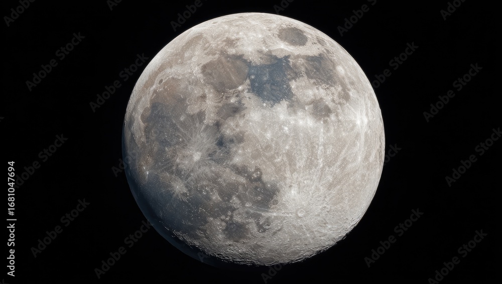 Fototapeta premium Full Moon Detail