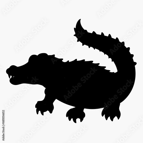 vector illustration of crocodile