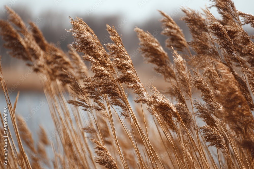 Fototapeta premium cattail plant