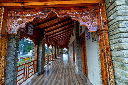 Konstfotografi Anasakti Ashram Kausani, in Kumaon region of Uttarakhand in India