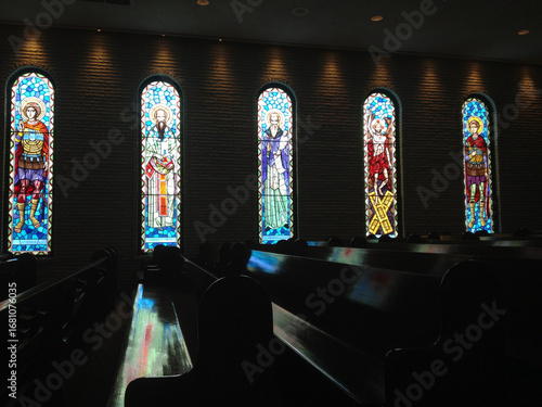 Gothic Stained Glass Church Windows