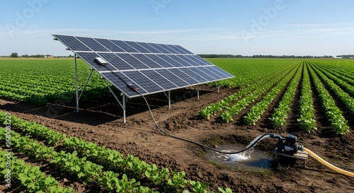 Solar powered irrigation for sustainable agriculture, Harnessing the sun to water crops: An eco-friendly farming solution