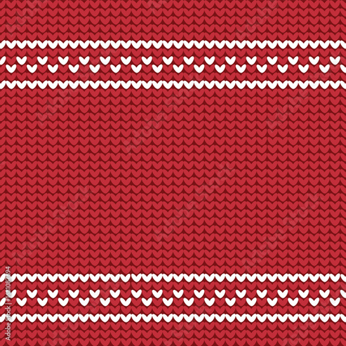 Beautiful knitted Christmas pattern