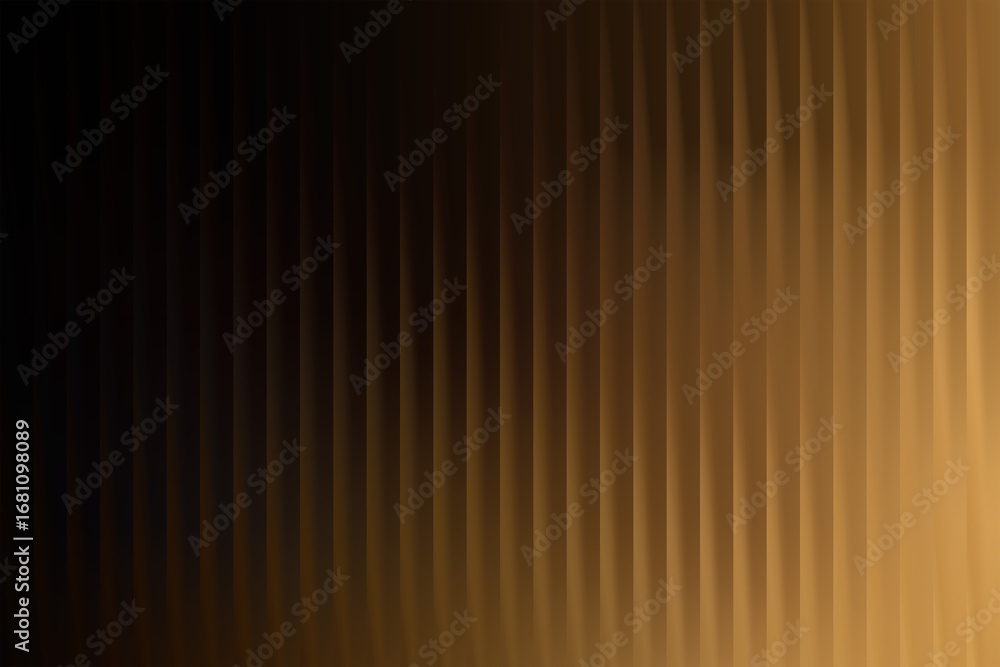 Obraz premium Abstract vertical ribbed texture with warm gradient transitioning from dark to light brown