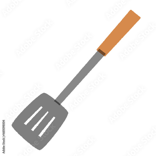 Illustration of a spatula on a white background