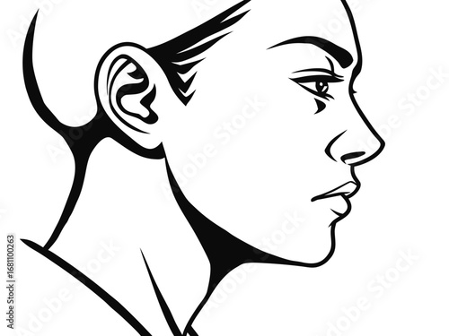 silhouette of a woman