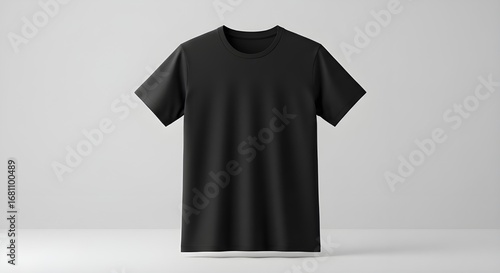 black t shirt mock up