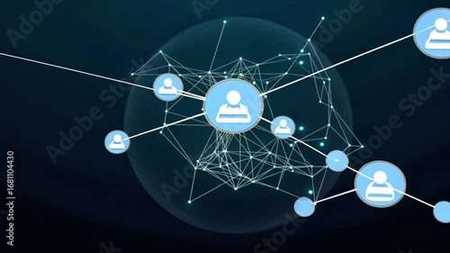 Global Network Connections: A Visual Representation of Interconnectedness