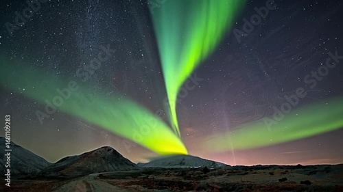 Icelandic Aurora Borealis Night Lights