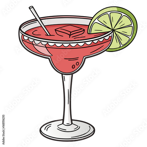 cocktail with a cherry