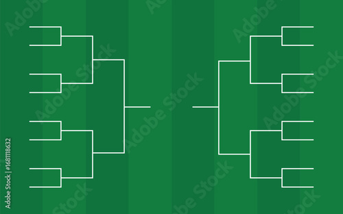 Match schedule playoff in football tournament. Final stage soccer tournament.