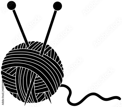 embroidery illustration sewing silhouette handmade logo needle icon textile outline fabric thread needlework craft sew hobby stitch woman embroiderer shape with vector graphic background