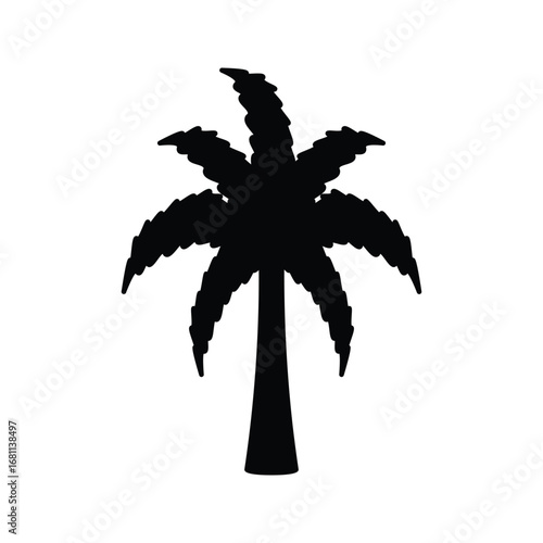 palm, coconut or date trees vector in eps form. can be used for mockup, holiday, advertisement, promotion, web, app, ui etc. vector design element.