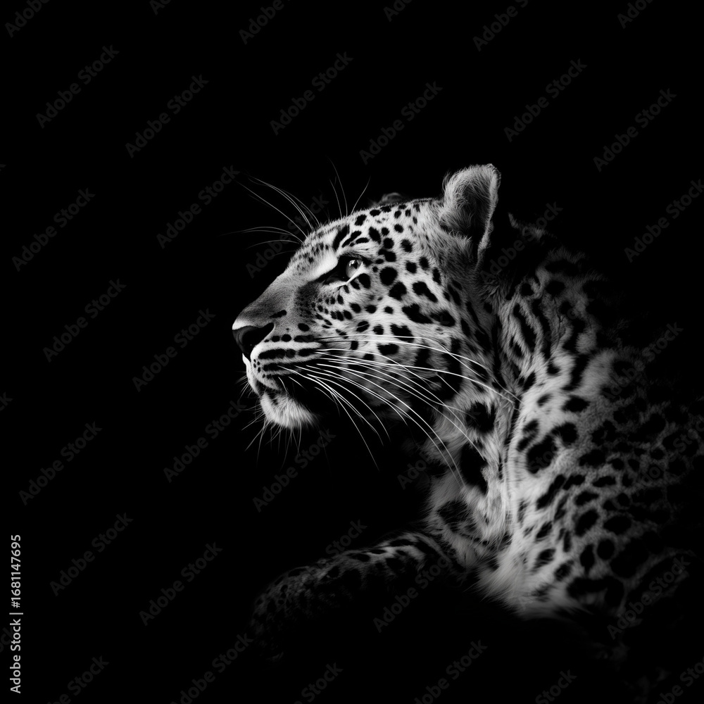 Obraz premium leopard, tier, katze, wild, wild lebende tiere, raubtier, säugetier, jaguar, natur, felino, big, tierpark, fleck, fell, black, portrait, safari, großkatze, dangerous, fleischfresser, gesicht, auge, hu