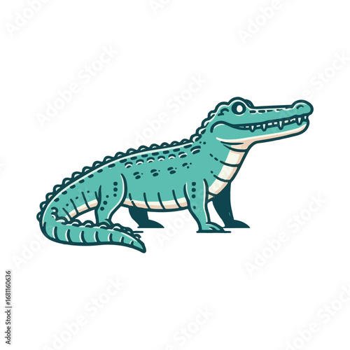 
crocodile illustration design