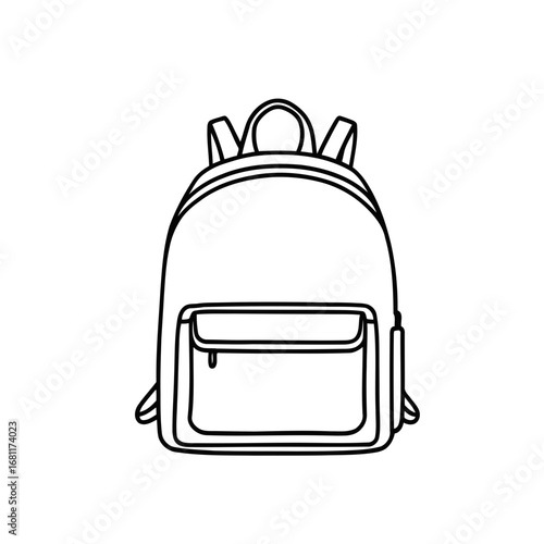 Mailbox and red travel suitcase on a white background for a business journey or holiday vacation