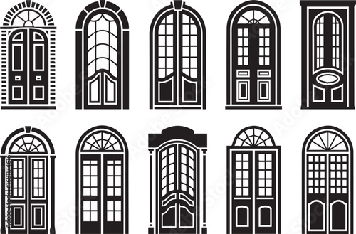 Double Door silhouette set