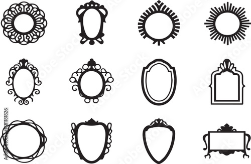Mirror silhouette set