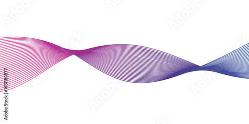 Abstract minimal fluid perspective with futuristic flowing swirl