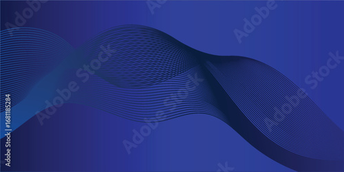 Abstract elegant wave swirl with futuristic optical design